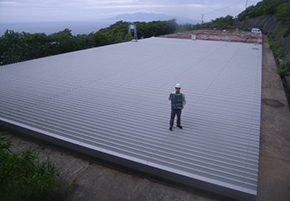 平成22年利島第3貯水池覆蓋更新